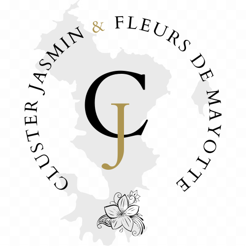 Logo adherent Cluster Jasmin et Fleurs de Mayotte