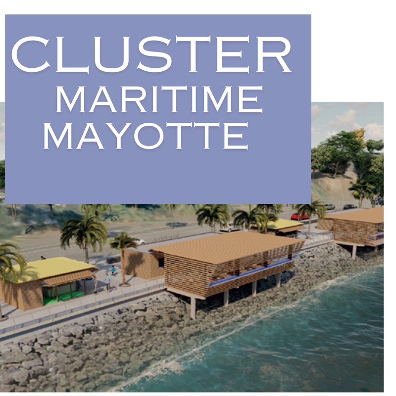 Logo adherent CLUSTER MARITIME MAYOTTE